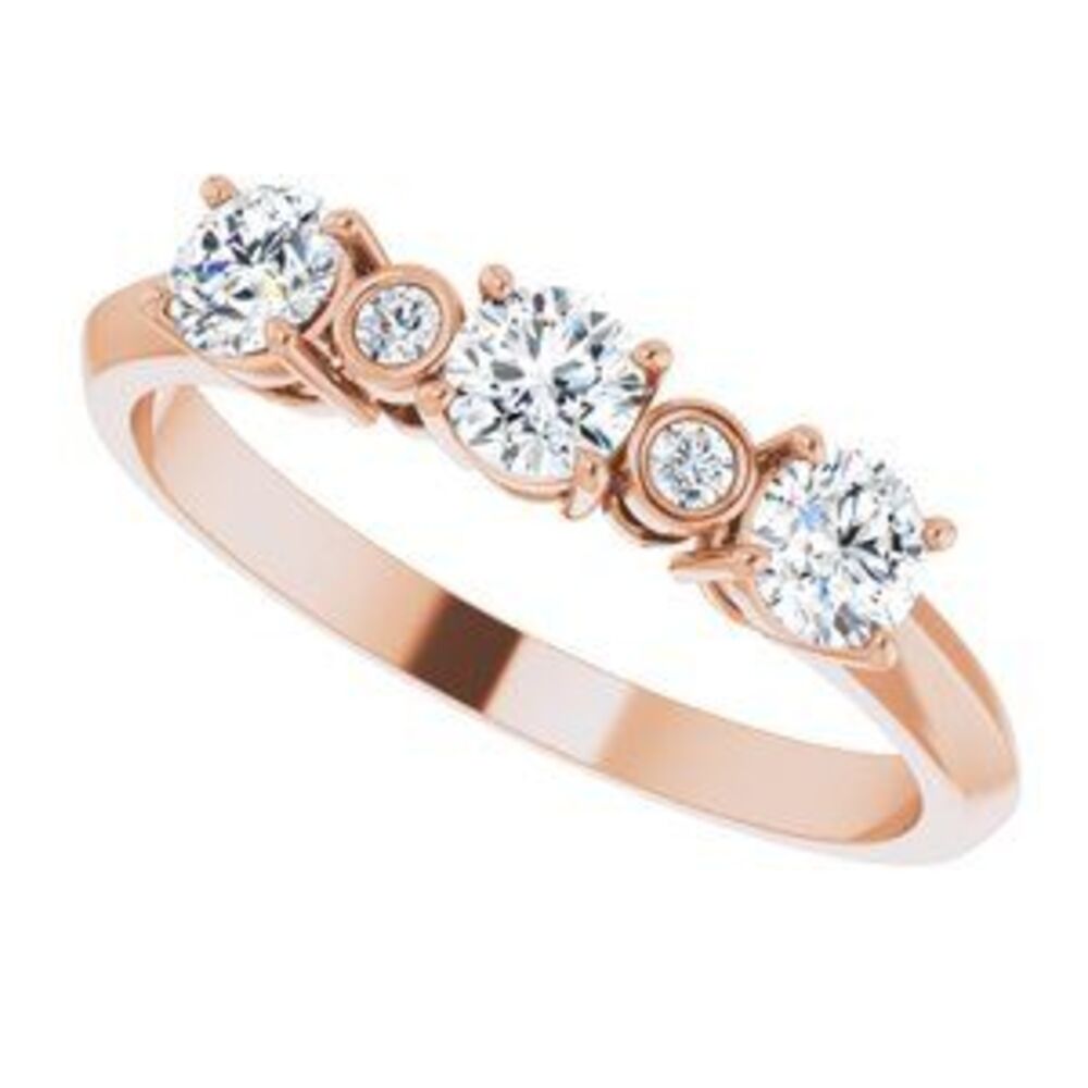 14k Yellow 3 Mm Stackable Twisted Ring - image 5